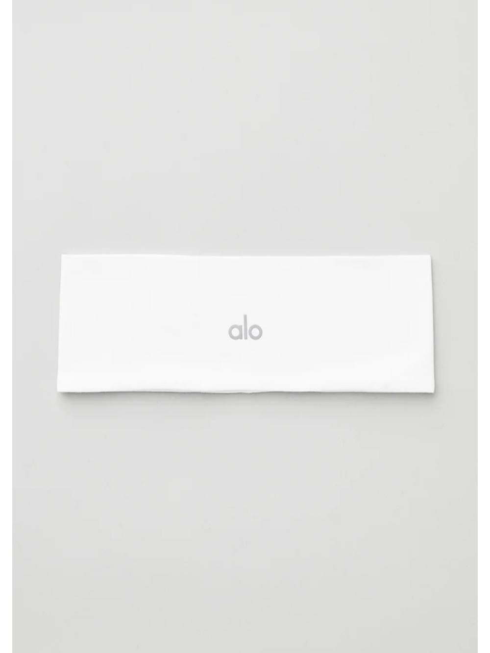 ALO Yoga White Logo Headwrap
